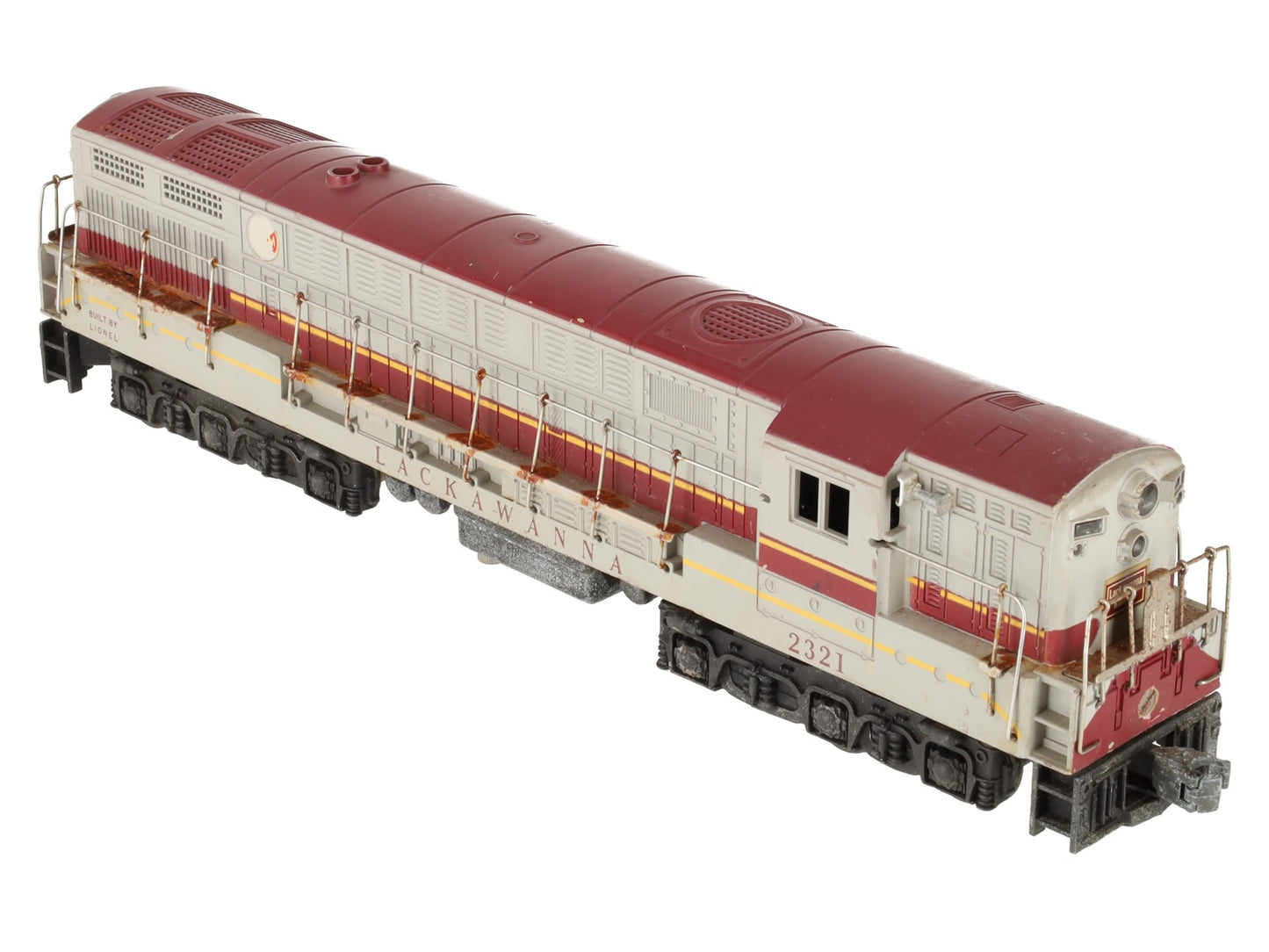 Lionel 2321 Vintage O Lackawanna FM Diesel Locomotive - Maroon Roof Version VG
