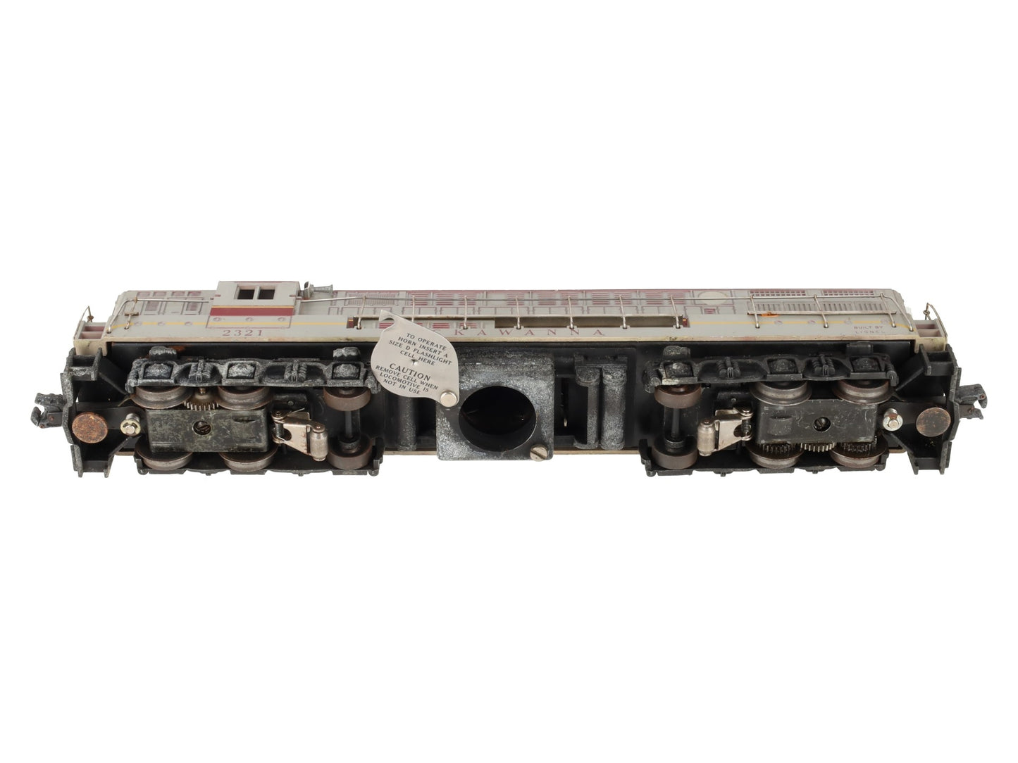 Lionel 2321 Vintage O Lackawanna FM Diesel Locomotive - Maroon Roof Version VG