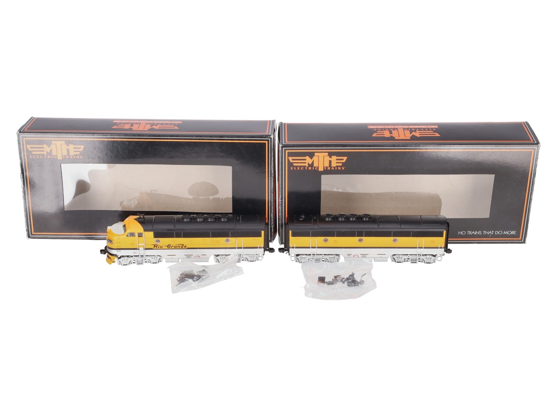 MTH 80-2197-1 HO DRG F-3 A/B Diesel Locomotive Set w/Proto-Sound 3.0 (Set of 2)