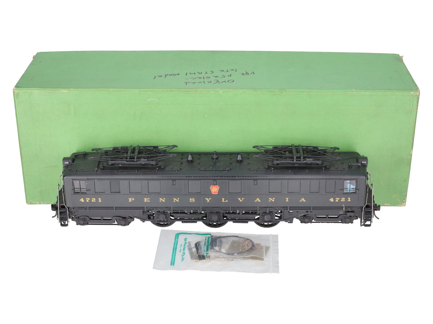 Overland 0219 O 2-Rail Brass PRR Class 'P5A' Electric Locomotive-Custom EX/Box