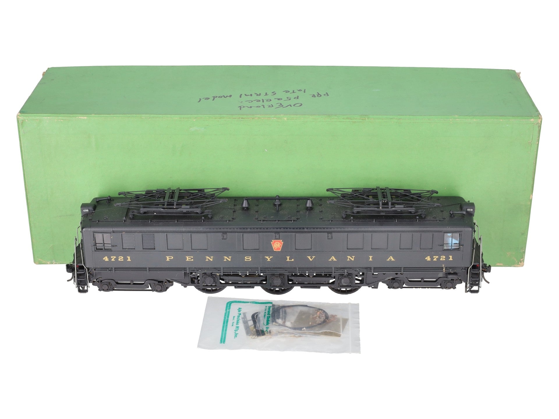 Overland 0219 O 2-Rail Brass PRR Class 'P5A' Electric Locomotive-Custom EX/Box