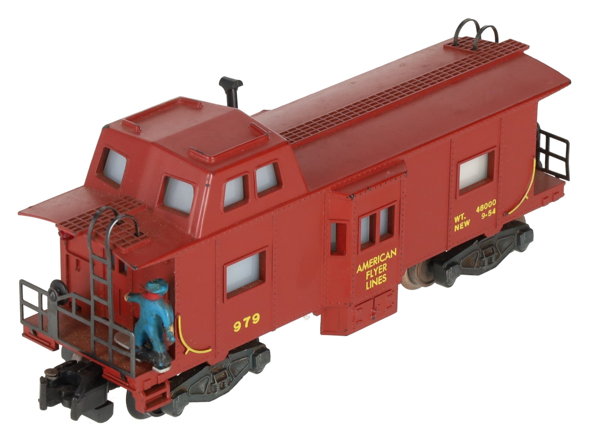 American Flyer 979 Vintage S Gauge American Flyer Lines Action Caboose VG