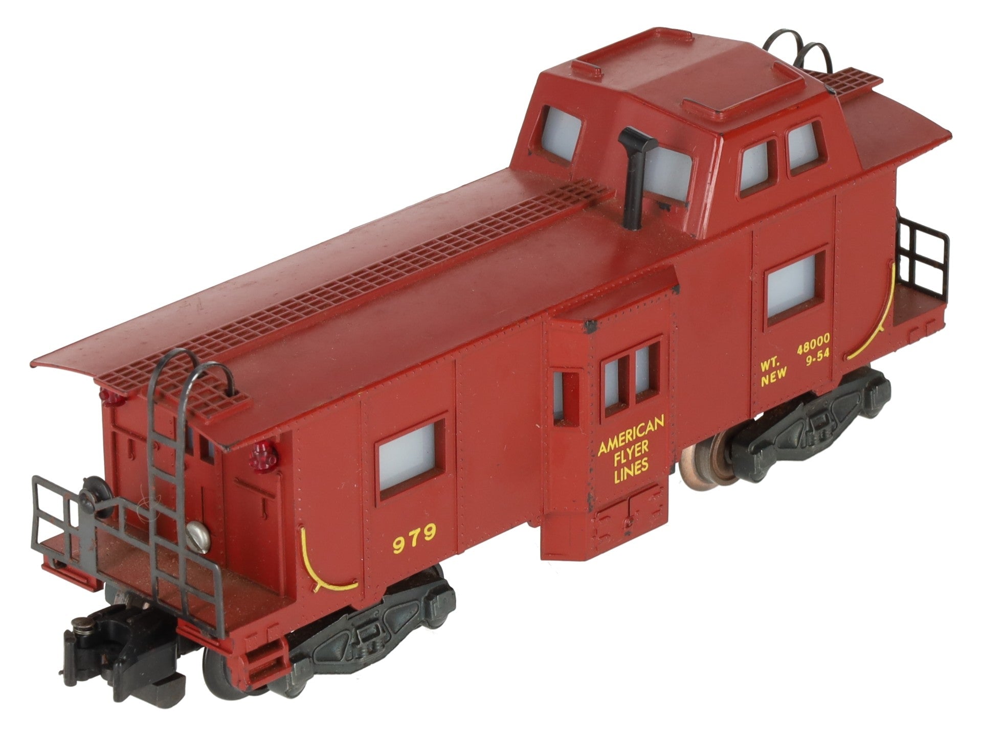 American Flyer 979 Vintage S Gauge American Flyer Lines Action Caboose VG