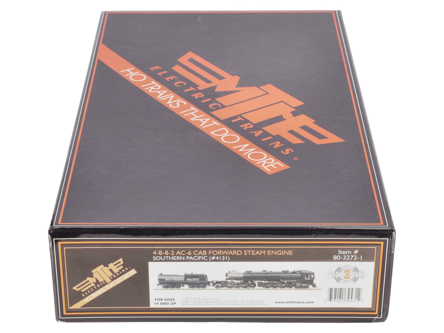 MTH 80-3272-1 HO Southern Pacific 4-8-8-2 AC-6 Cab Forward Steam Engine #4131