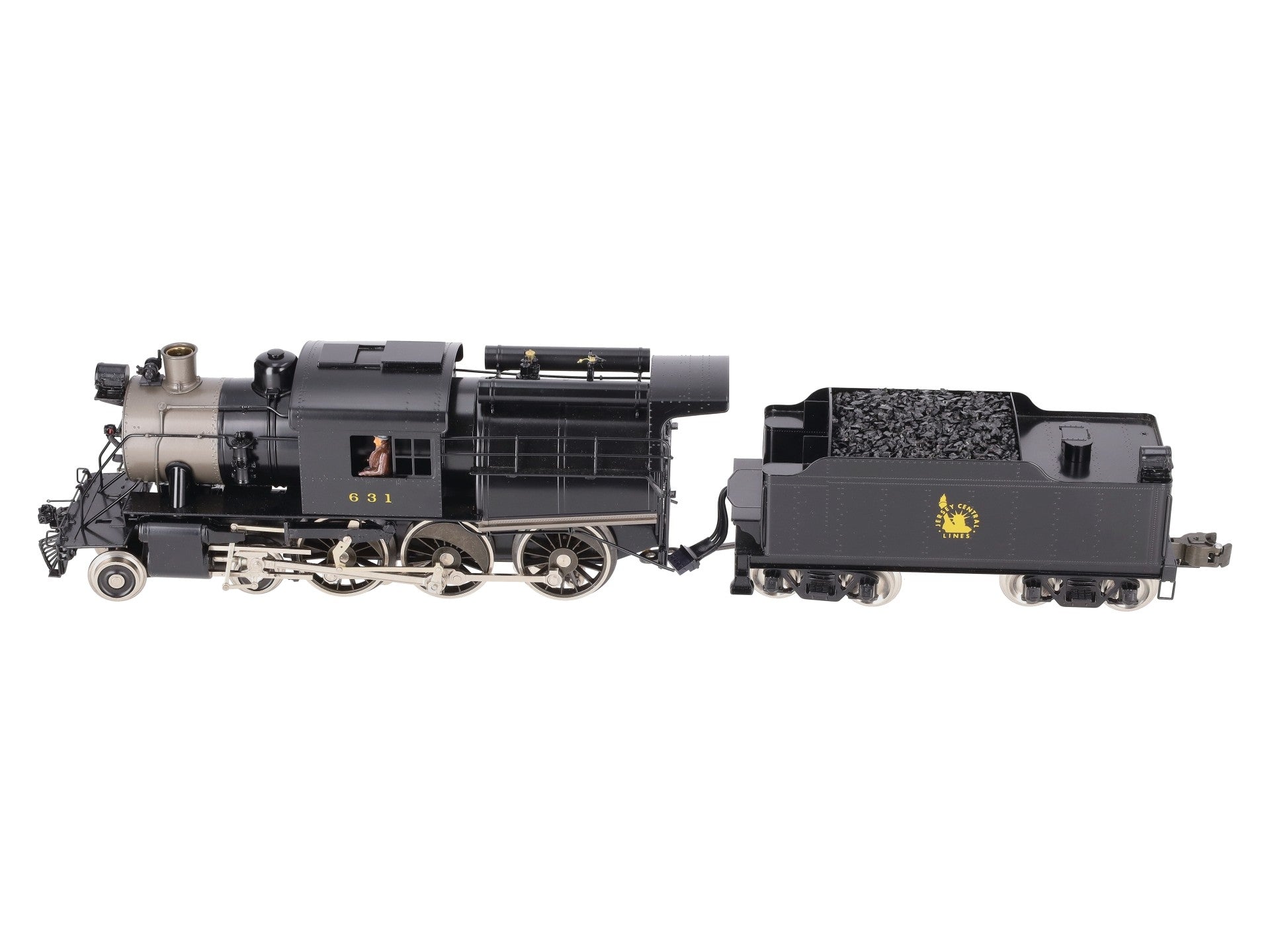 Williams 5015 O Gauge BRASS CNJ Camelback 4-6-0 Steam Locomotive & Tender #631 LN/Box