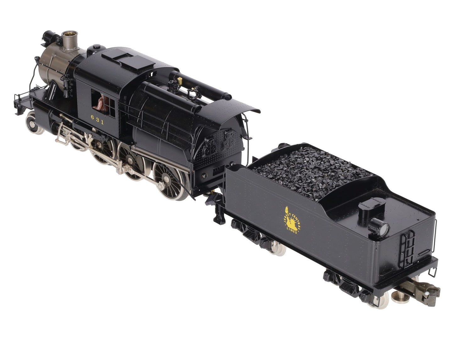 Williams 5015 O Gauge BRASS CNJ Camelback 4-6-0 Steam Locomotive & Tender #631 LN/Box