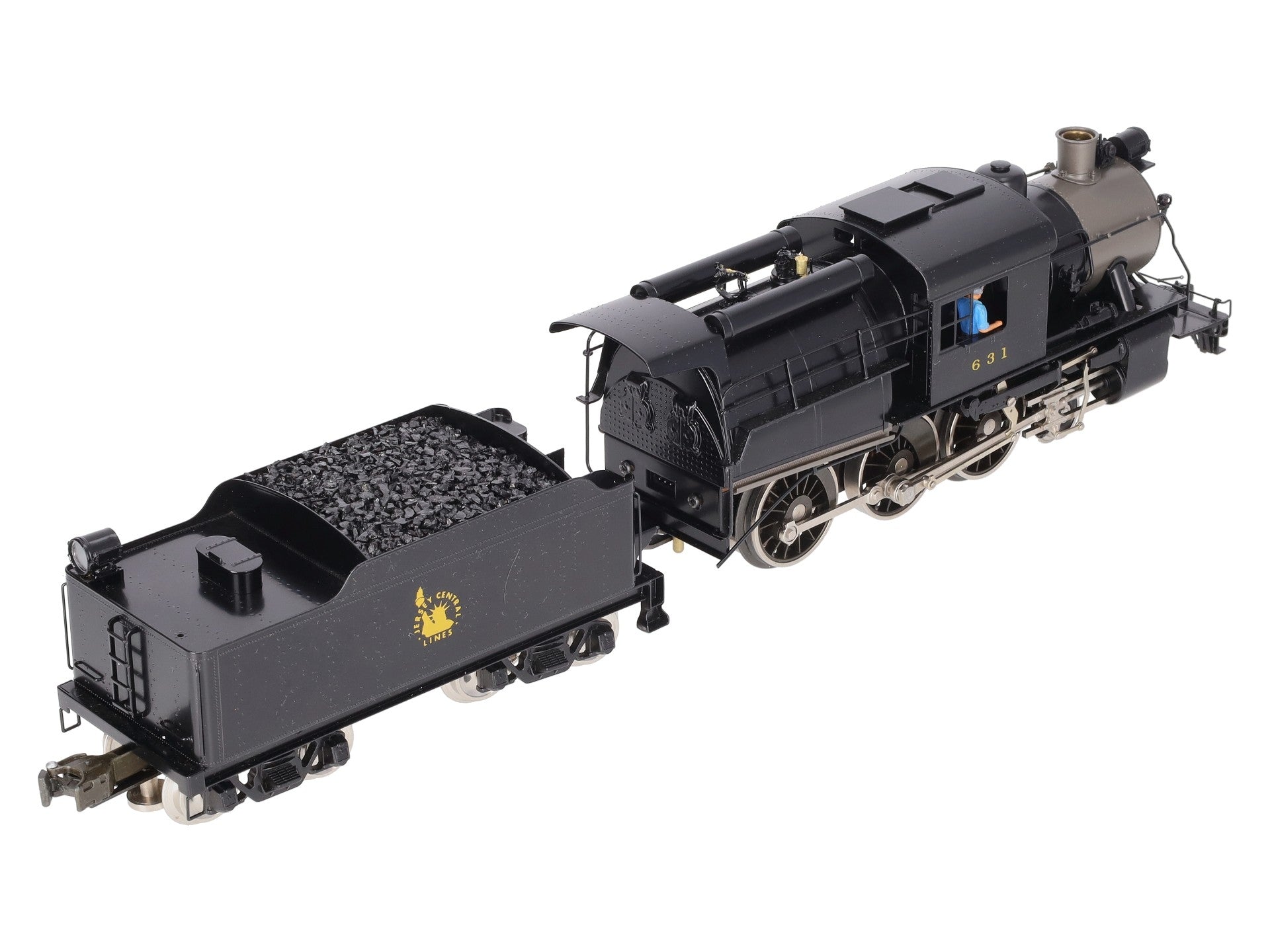 Williams 5015 O Gauge BRASS CNJ Camelback 4-6-0 Steam Locomotive & Tender #631 LN/Box