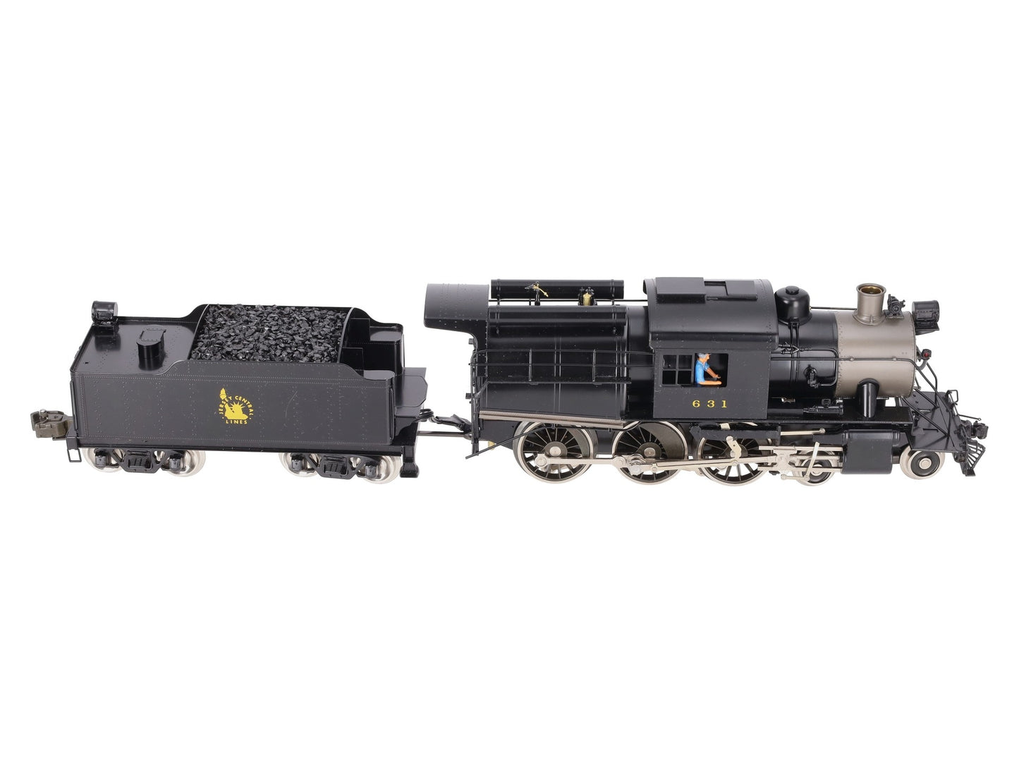 Williams 5015 O Gauge BRASS CNJ Camelback 4-6-0 Steam Locomotive & Tender #631 LN/Box