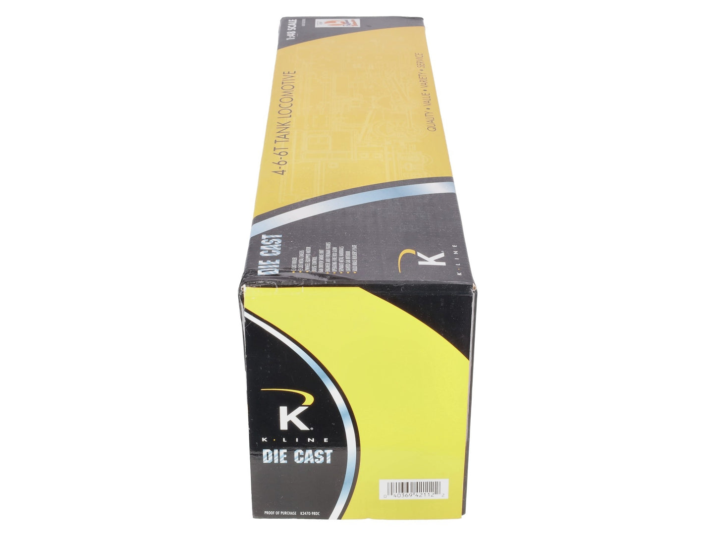 K-Line K3481-0379CC O Reading 4-6-6T Tank Steam Locomotive #379 2-Rail VG/Box