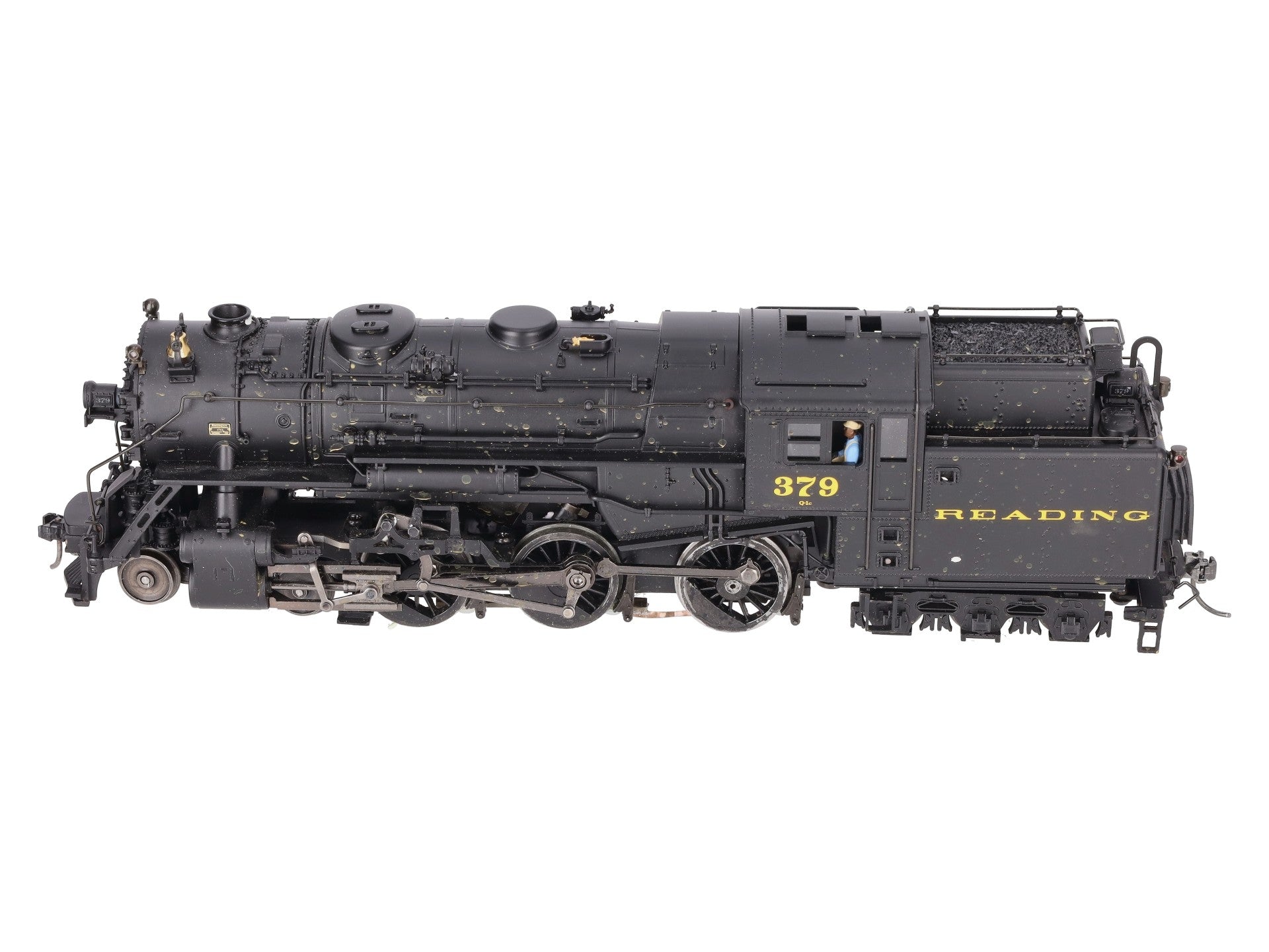 K-Line K3481-0379CC O Reading 4-6-6T Tank Steam Locomotive #379 2-Rail VG/Box