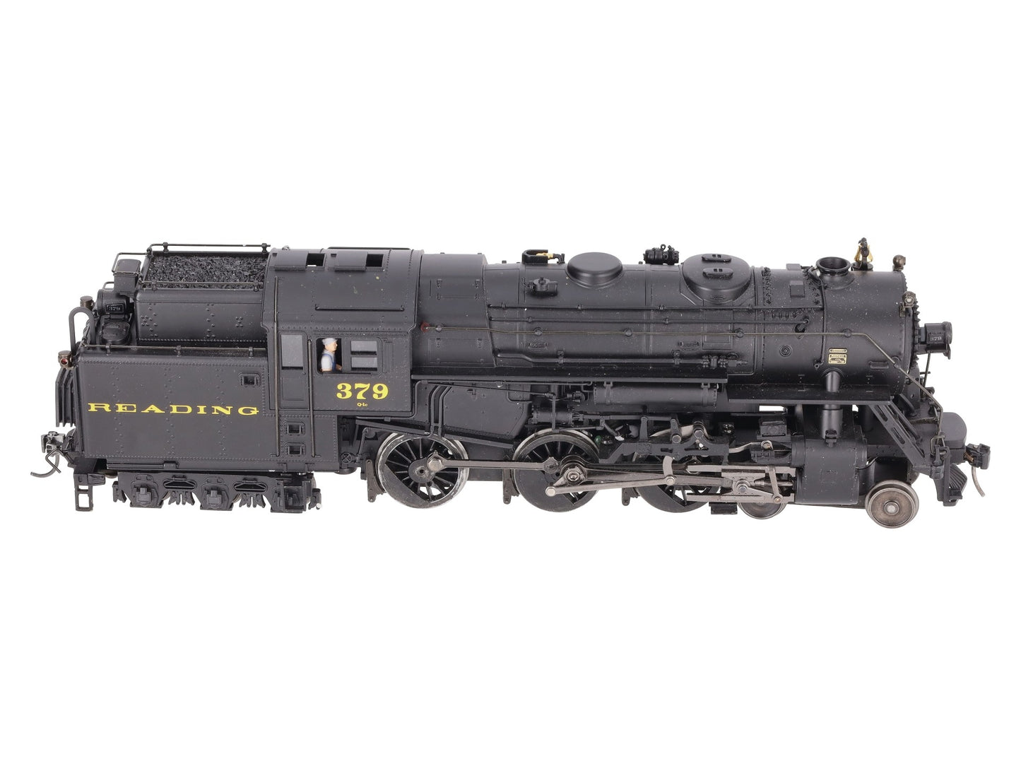 K-Line K3481-0379CC O Reading 4-6-6T Tank Steam Locomotive #379 2-Rail VG/Box