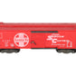 American Flyer 24054 Vintage S Santa Fe Boxcar with Pike Master Couplers VG