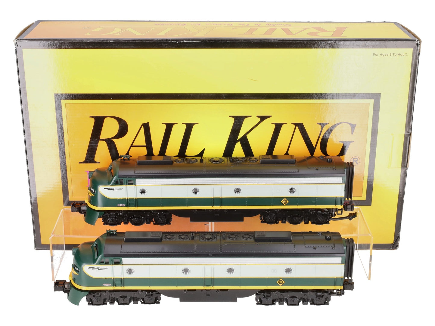 MTH 30-2676-1 Erie E-8AA Diesel Engine Set w/Proto-Sound 2.0 #828/822