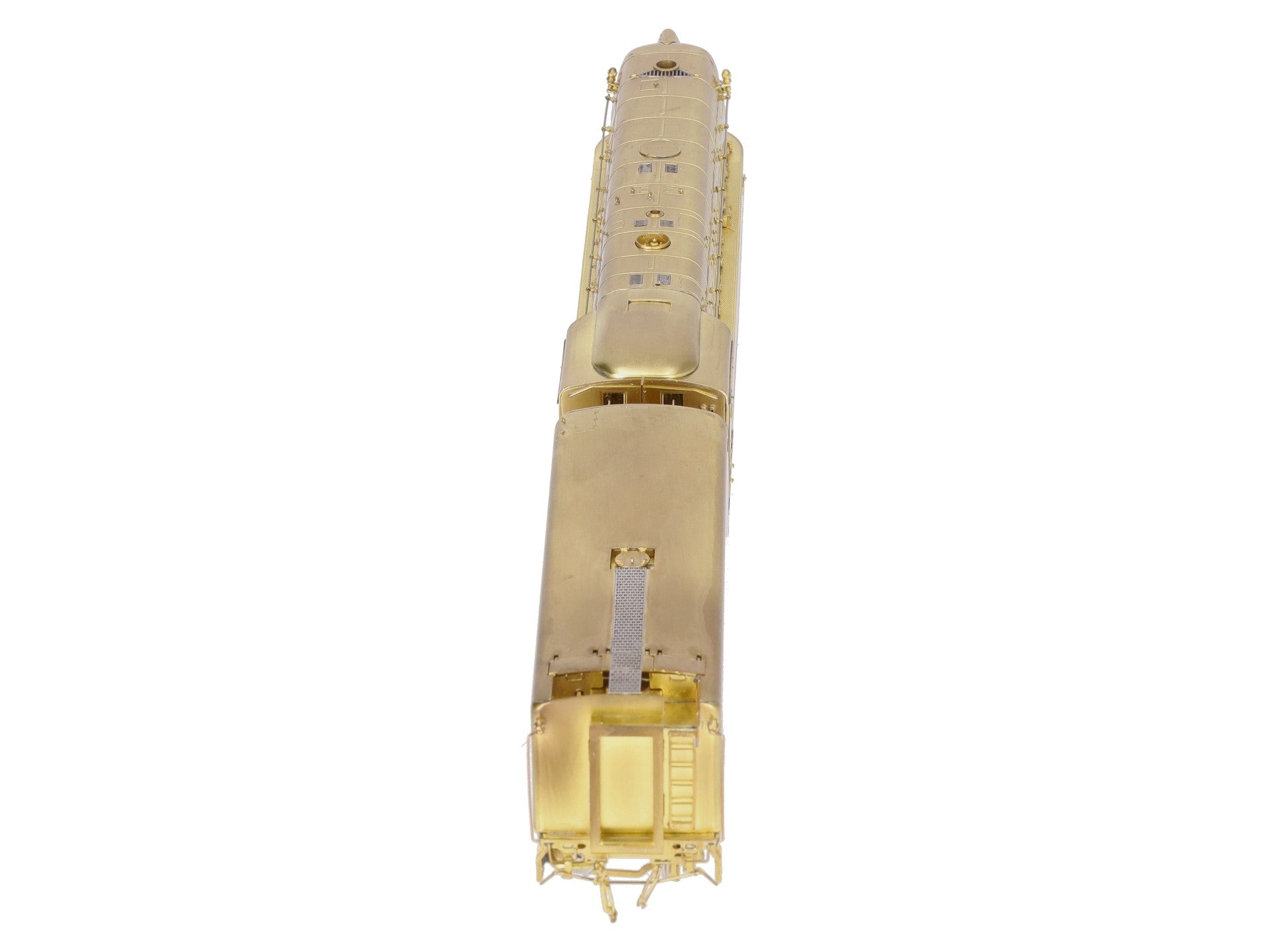 Overland 1462 HO BRASS Milwaukee Rd. 4-4-2 Steam Locomotive & Tender -Unpainted EX/Box