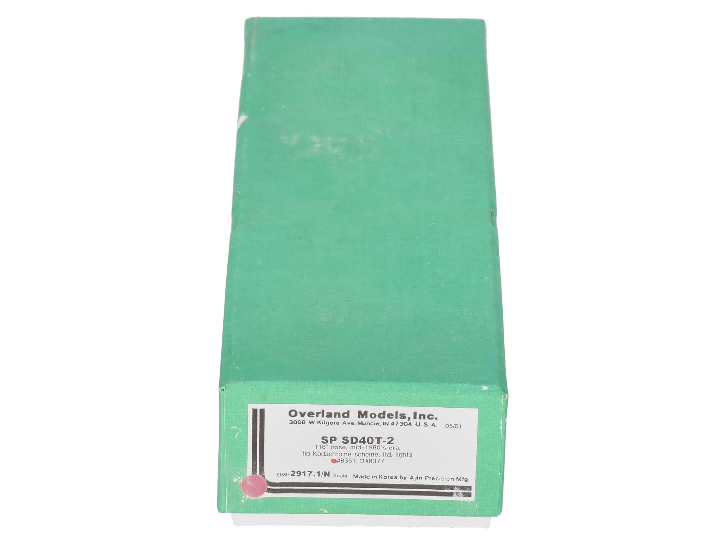 Overland Models 8351 N Southern Pacific BRASS SD40T-2 Diesel Locomotive #8351 LN/Box