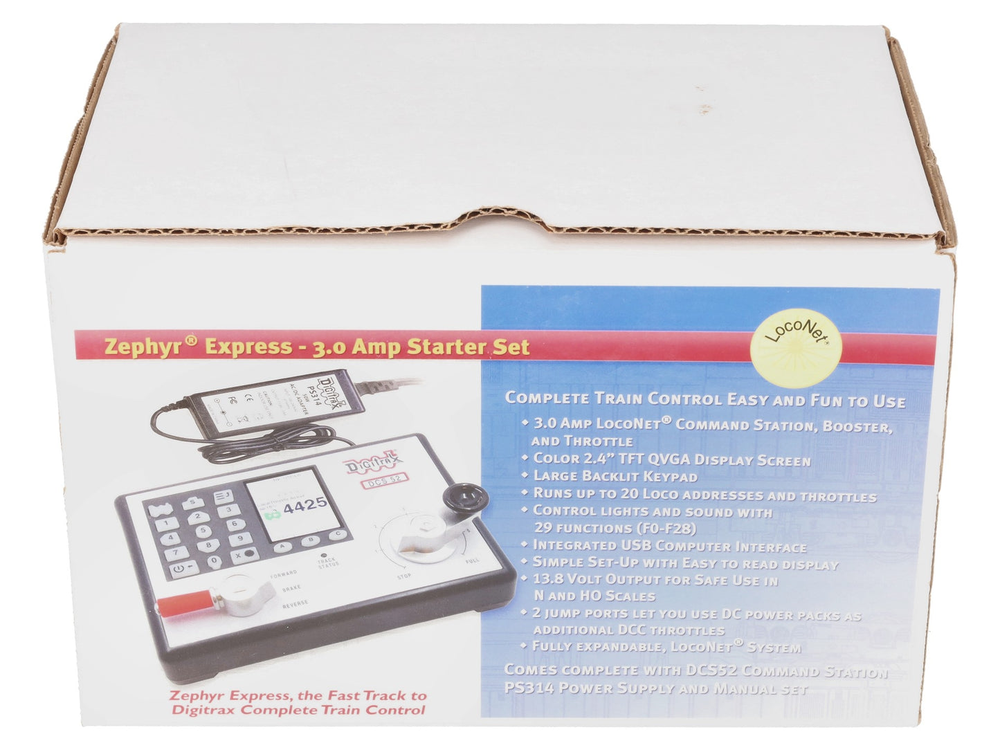 Digitrax DCS52 Zephyr Express Command Station EX/Box