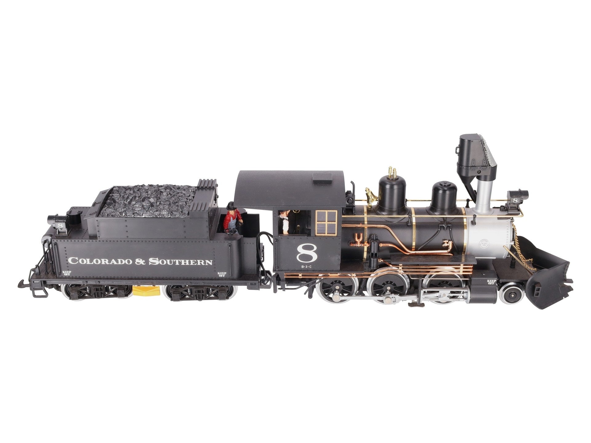 LGB 23192 G Scale Colorado & Southern Steam Locomotive and Tender #8 EX/Box