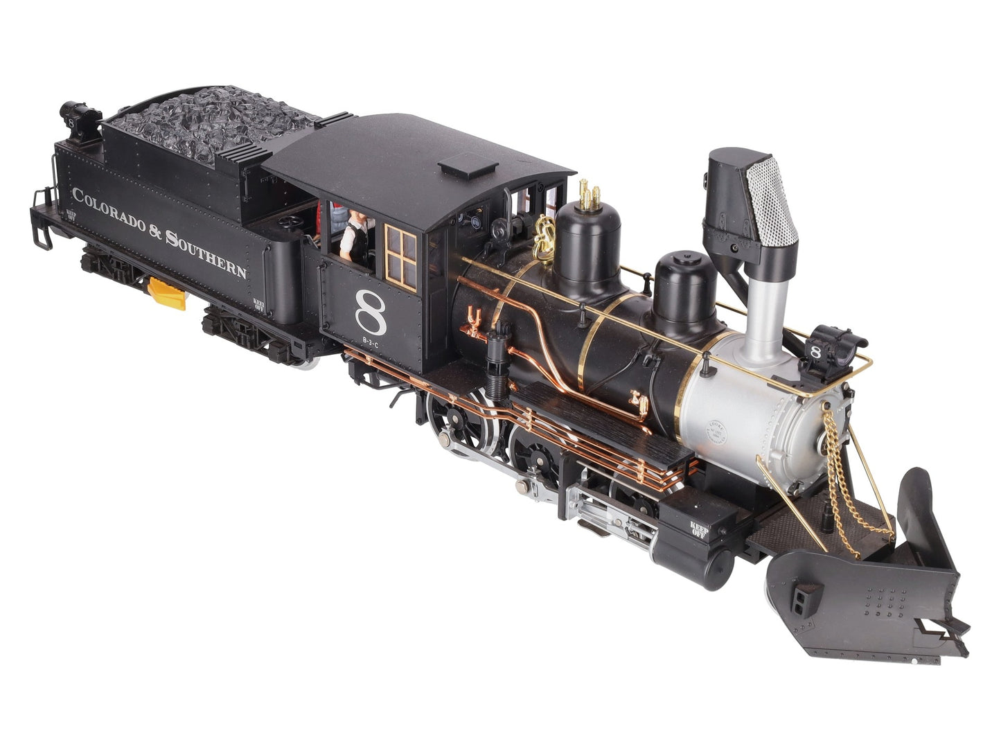LGB 23192 G Scale Colorado & Southern Steam Locomotive and Tender #8 EX/Box