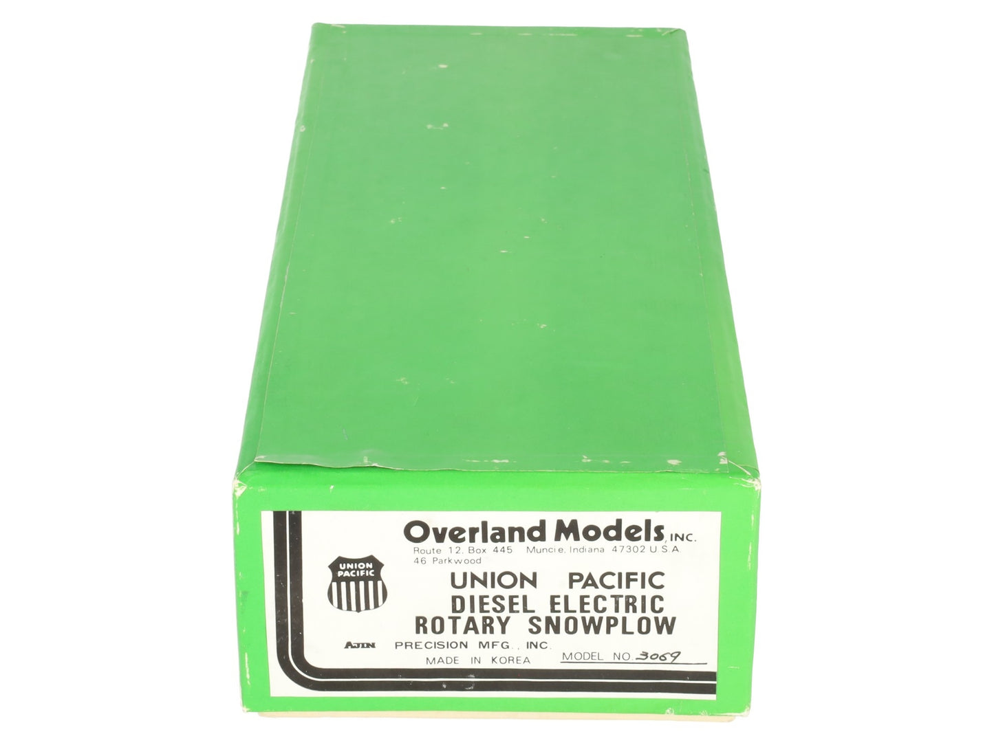 Overland 3069 HO BRASS Union Pacific Diesel Electric Rotary Snowplow -Unpainted EX/Box