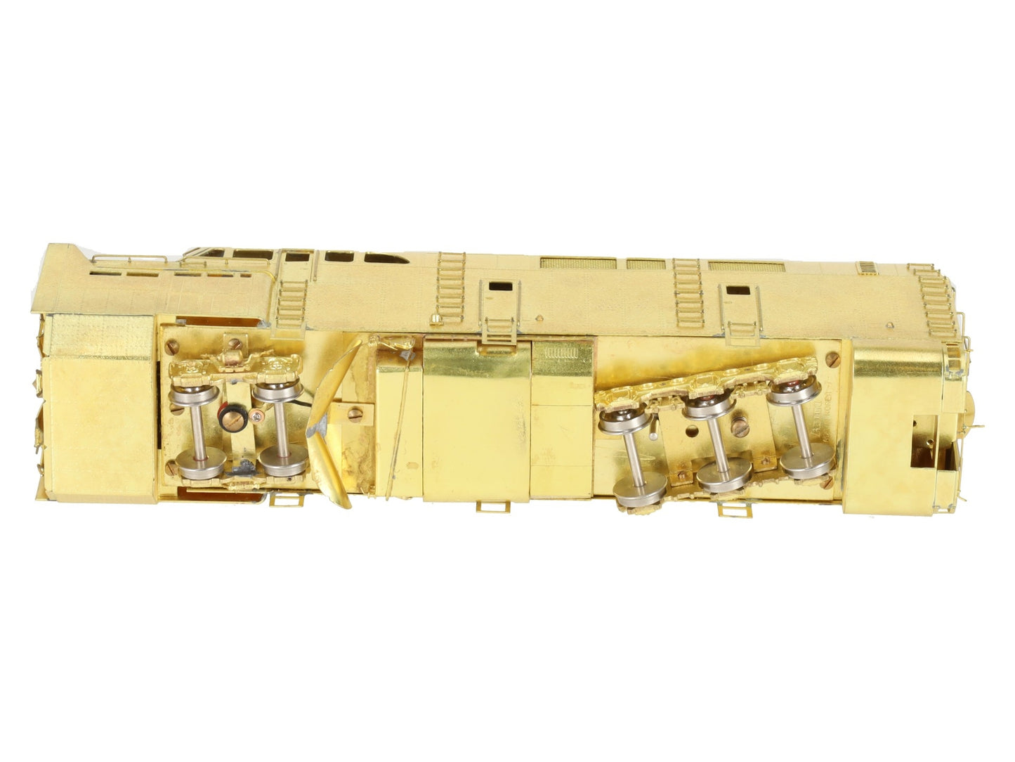 Overland 3069 HO BRASS Union Pacific Diesel Electric Rotary Snowplow -Unpainted EX/Box