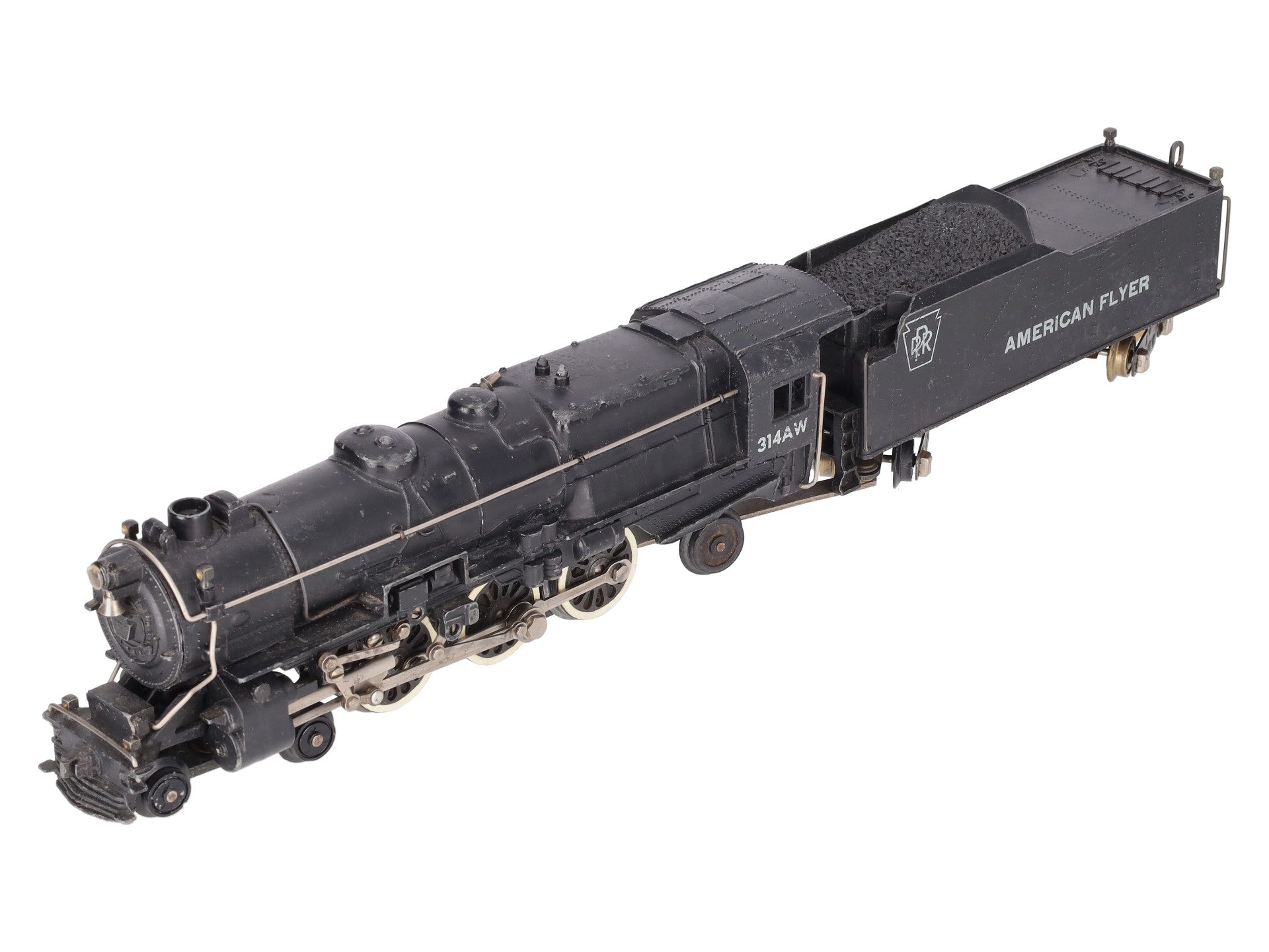 American Flyer 314AW Vintage S Steam Locomotive & Tender VG