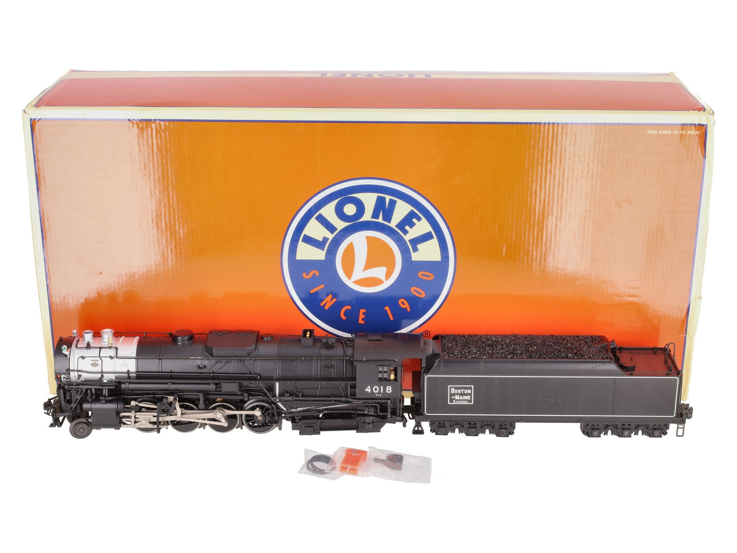 Lionel 6-11386 O Gauge Boston & Maine Berkshire Steam Locomotive & Tender #4018 EX/Box