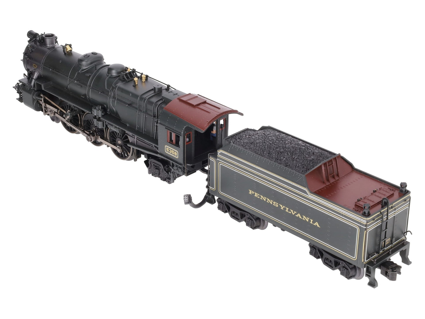 K-Line K3380-5358CC PRR Prewar K4 Pacific Steam Locomotive & Tender #5358 TMCC EX/Box
