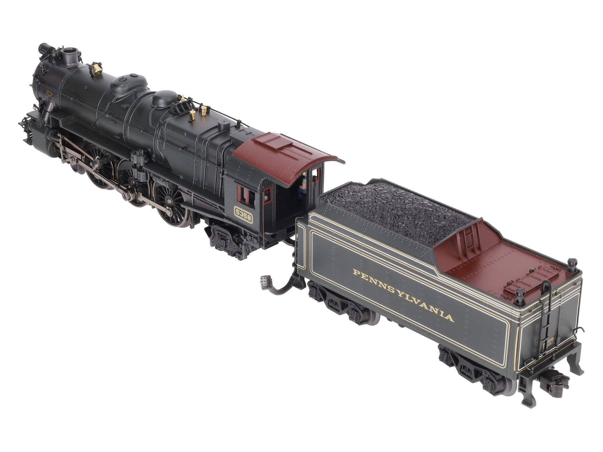K-Line K3380-5358CC PRR Prewar K4 Pacific Steam Locomotive & Tender #5358 TMCC EX/Box