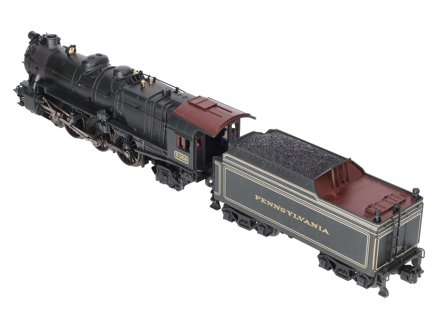 K-Line K3380-5358CC PRR Prewar K4 Pacific Steam Locomotive & Tender #5358 TMCC EX/Box