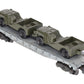 American Flyer 24557 Vintage S Gauge US Navy Flat Car w/2 Jeeps VG