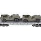 American Flyer 24557 Vintage S Gauge US Navy Flat Car w/2 Jeeps VG