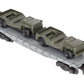 American Flyer 24557 Vintage S Gauge US Navy Flat Car w/2 Jeeps VG