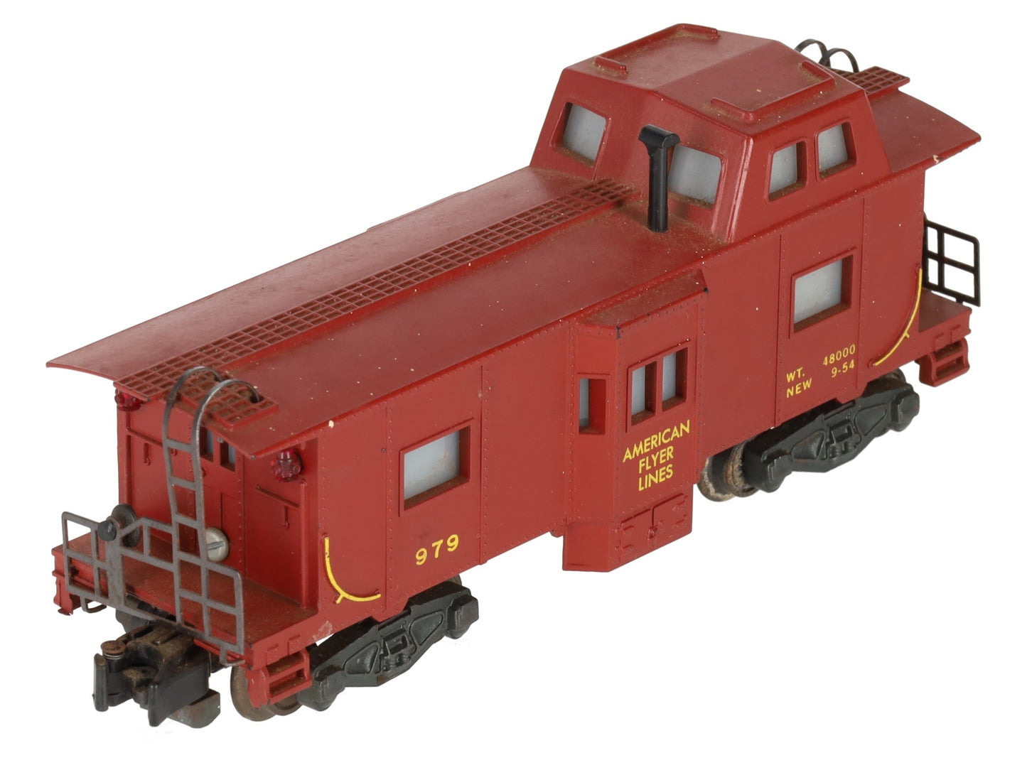 American Flyer 979 Vintage S Gauge American Flyer Lines Action Caboose VG