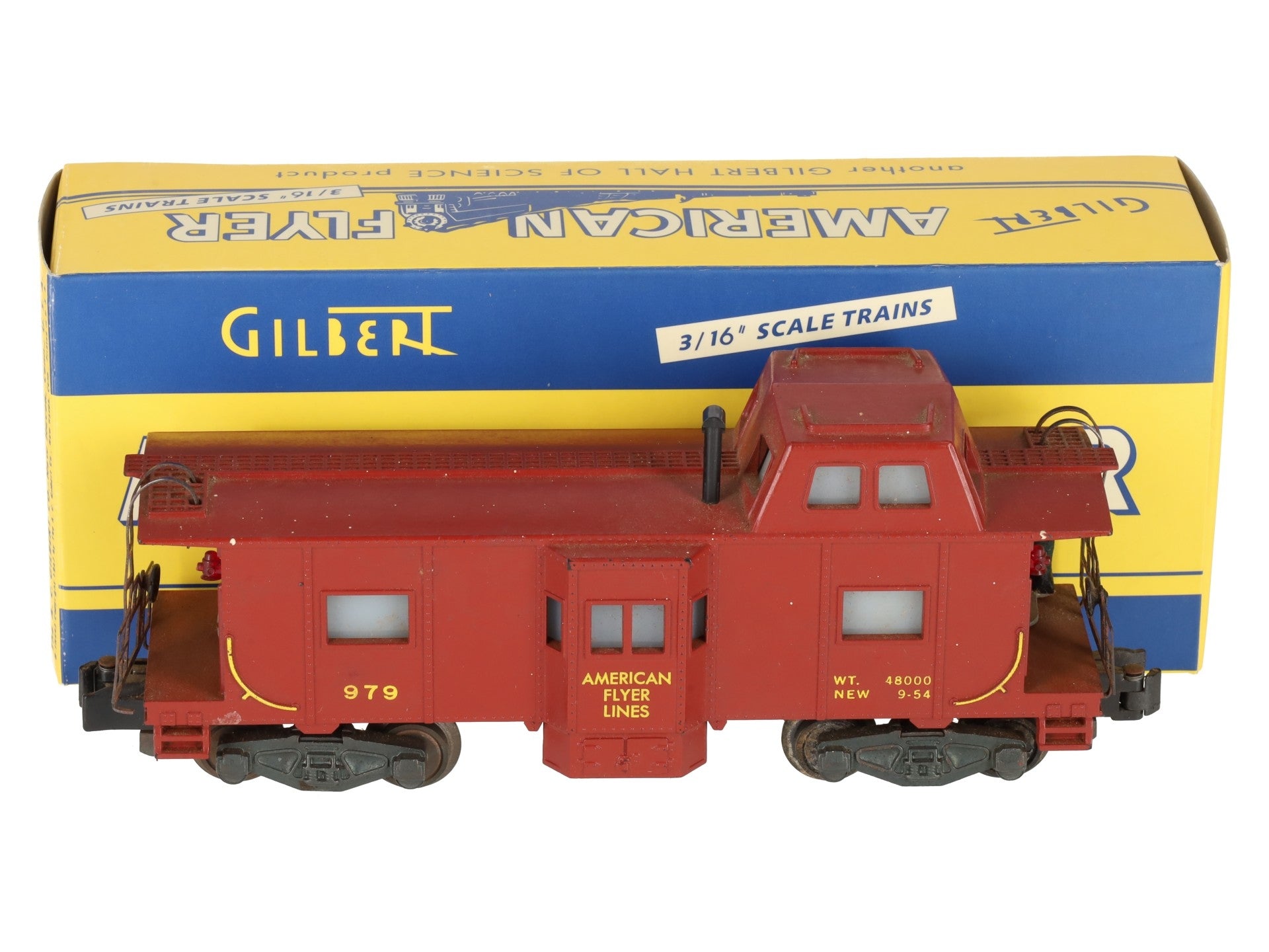 American Flyer 979 Vintage S Gauge American Flyer Lines Action Caboose VG