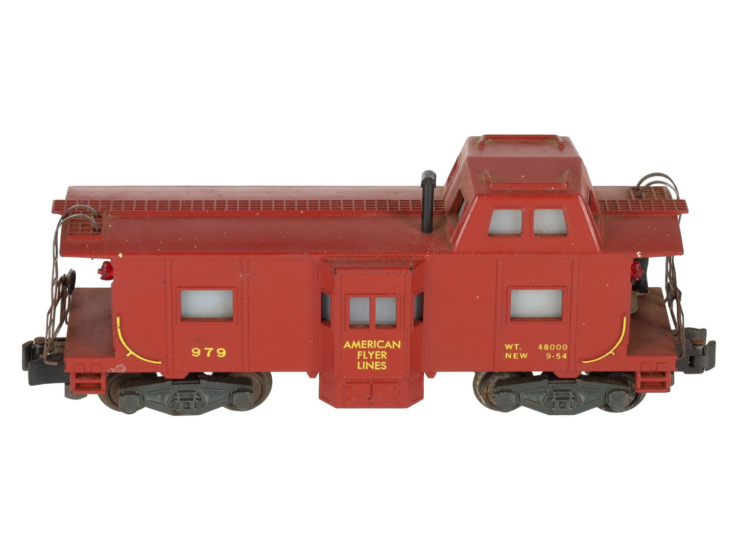 American Flyer 979 Vintage S Gauge American Flyer Lines Action Caboose VG
