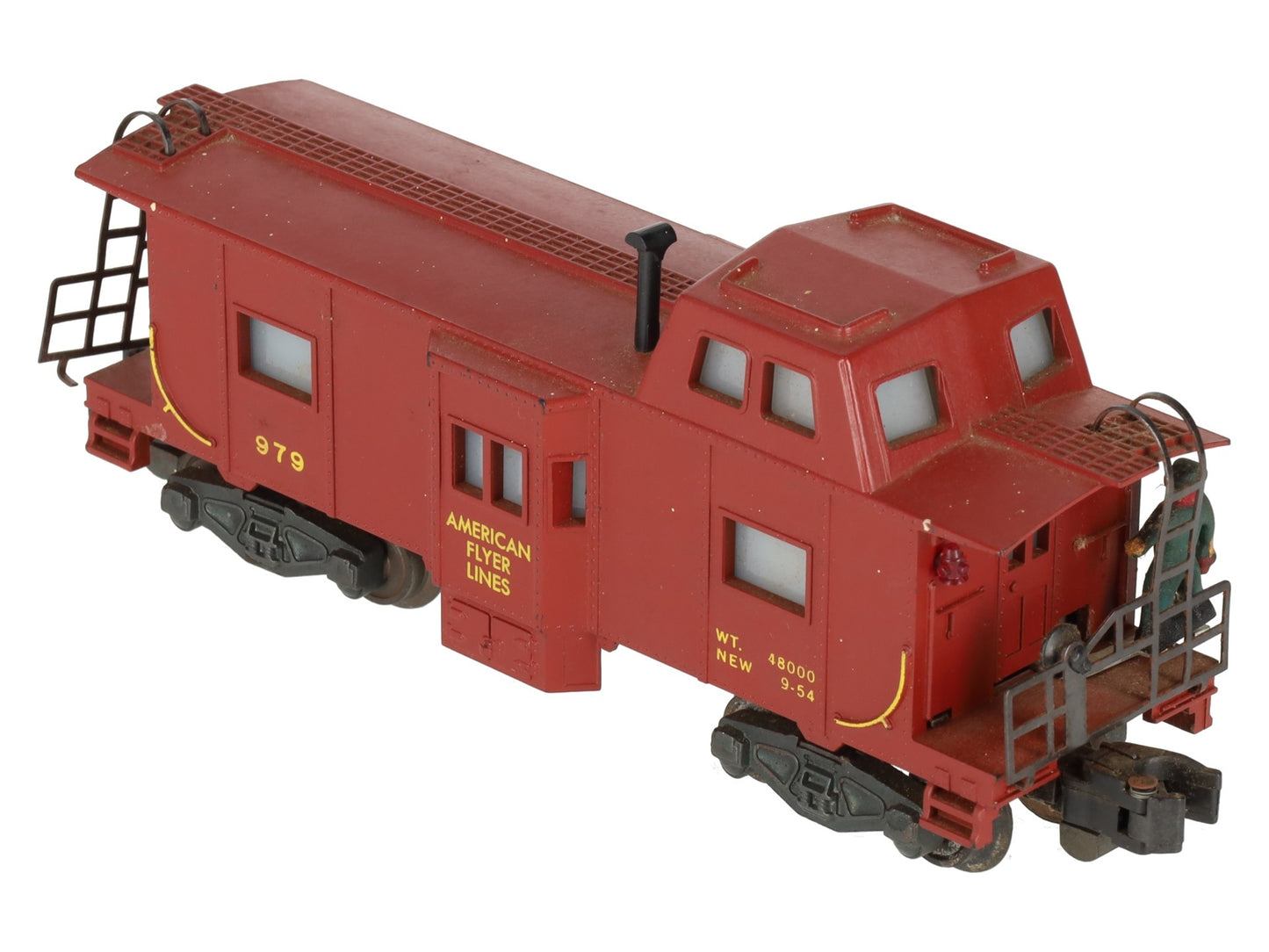 American Flyer 979 Vintage S Gauge American Flyer Lines Action Caboose VG