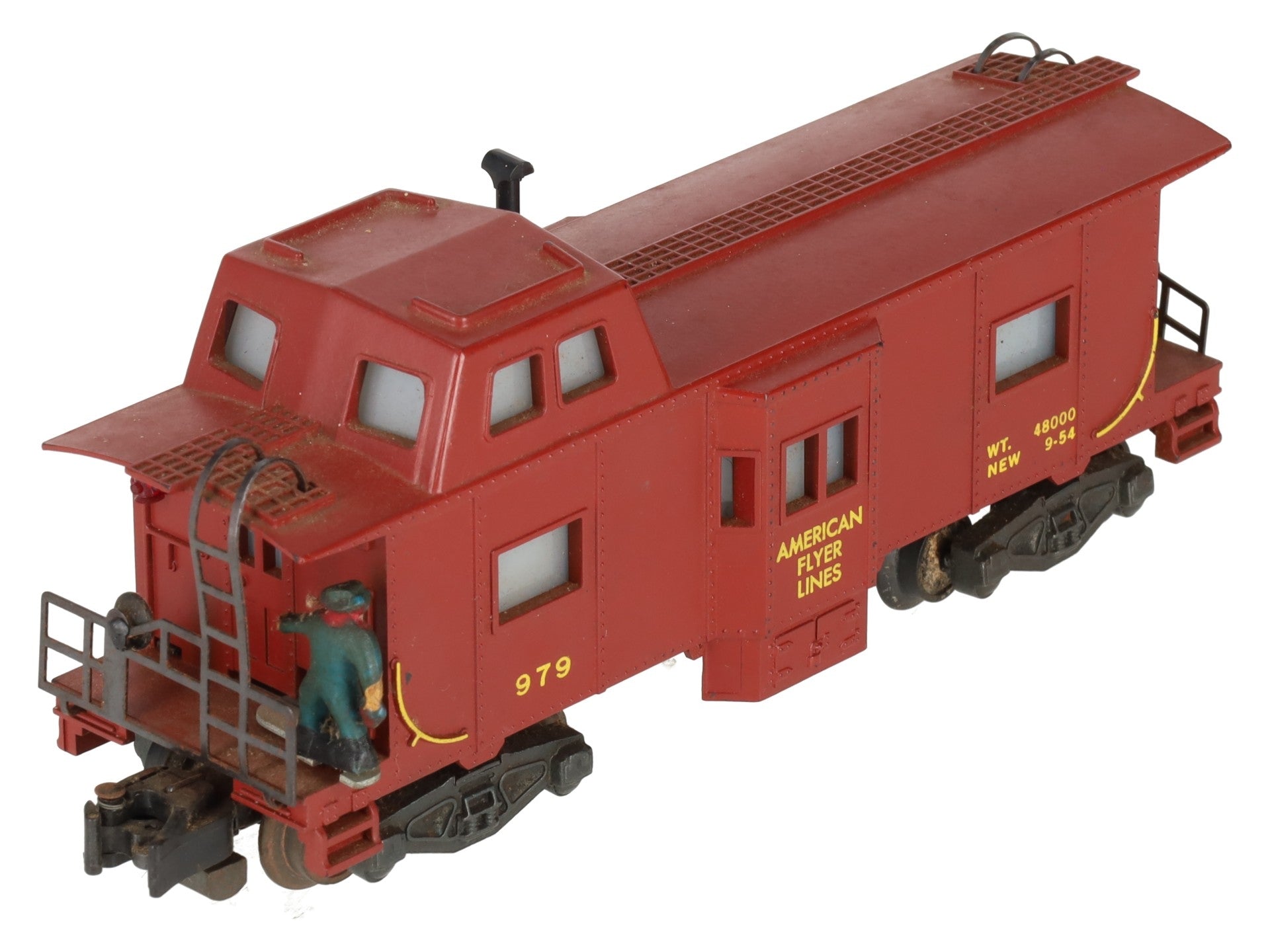 American Flyer 979 Vintage S Gauge American Flyer Lines Action Caboose VG