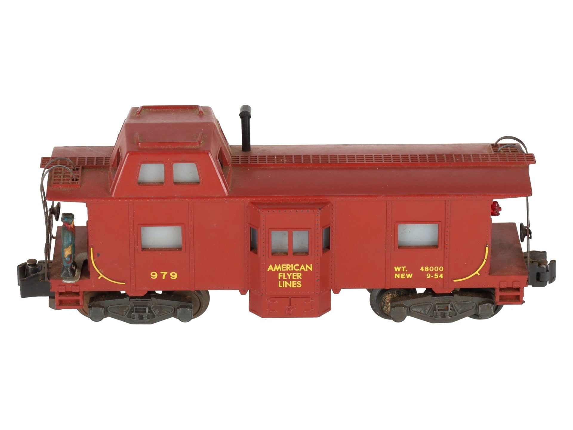 American Flyer 979 Vintage S Gauge American Flyer Lines Action Caboose VG