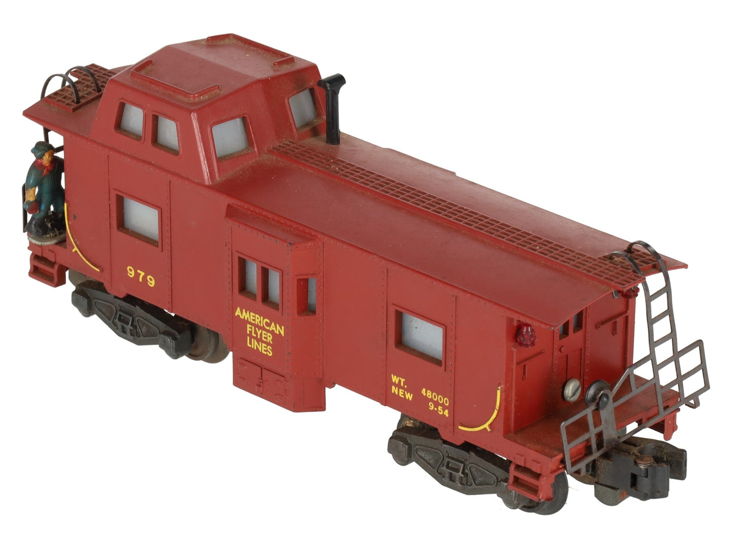 American Flyer 979 Vintage S Gauge American Flyer Lines Action Caboose VG