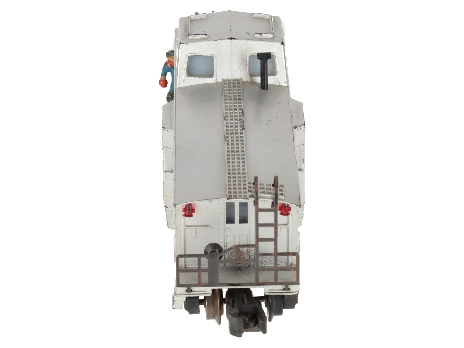 American Flyer 25052 S Vintage Operating Action Bay Window Caboose VG