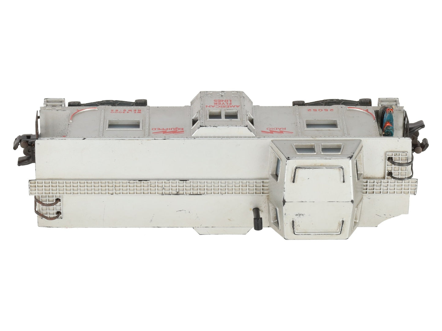 American Flyer 25052 S Vintage Operating Action Bay Window Caboose VG