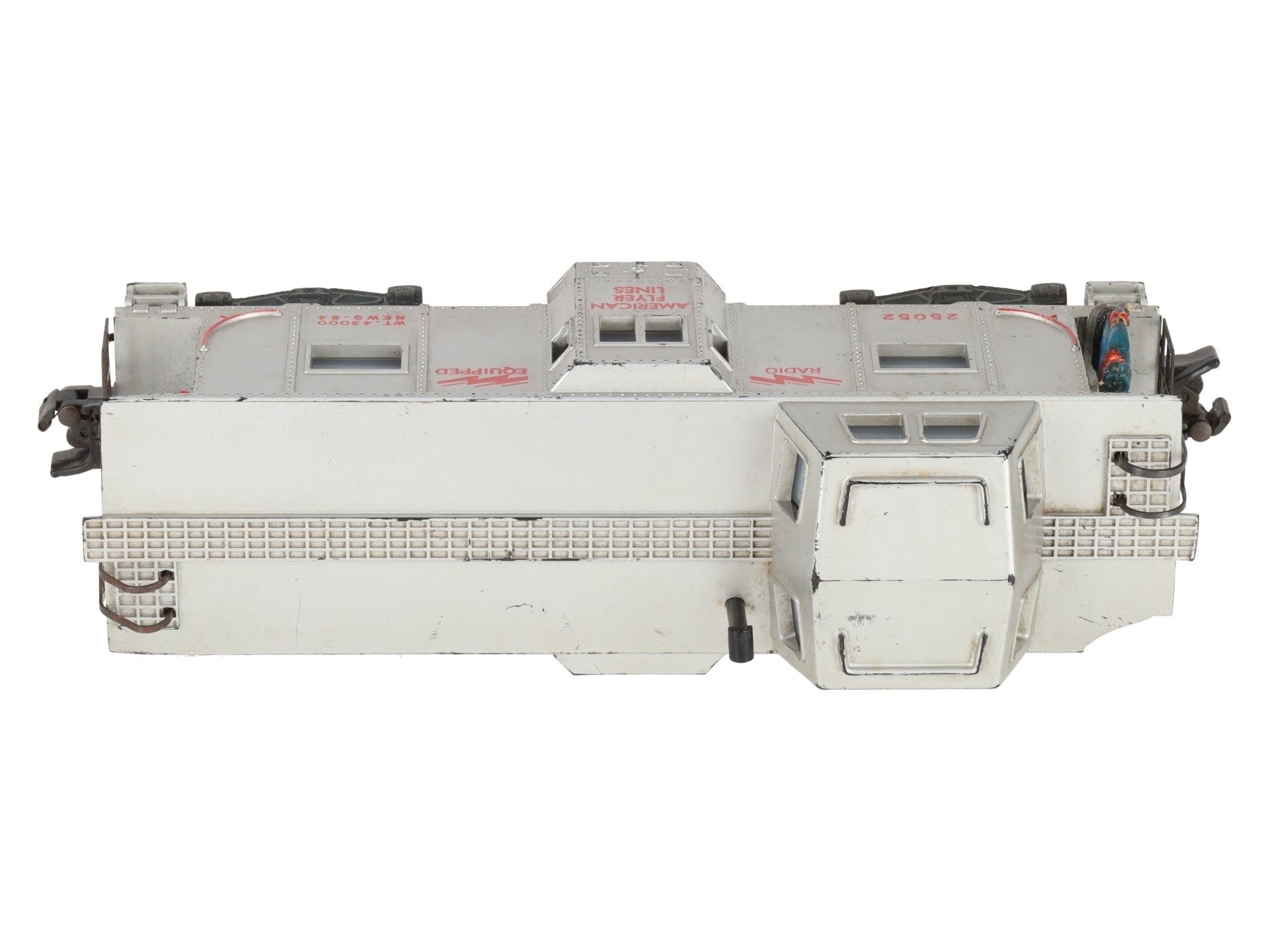 American Flyer 25052 S Vintage Operating Action Bay Window Caboose VG