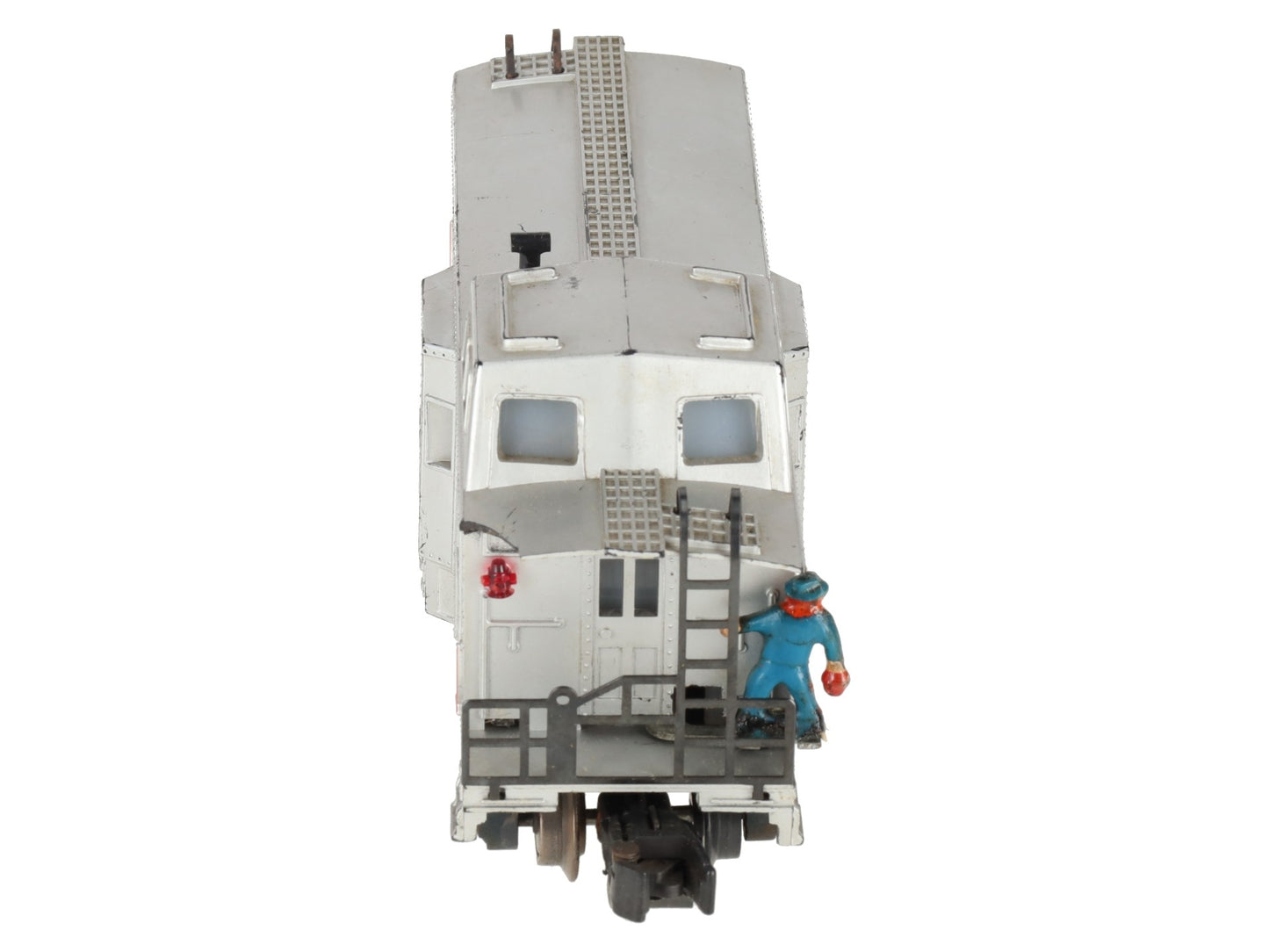 American Flyer 25052 S Vintage Operating Action Bay Window Caboose VG