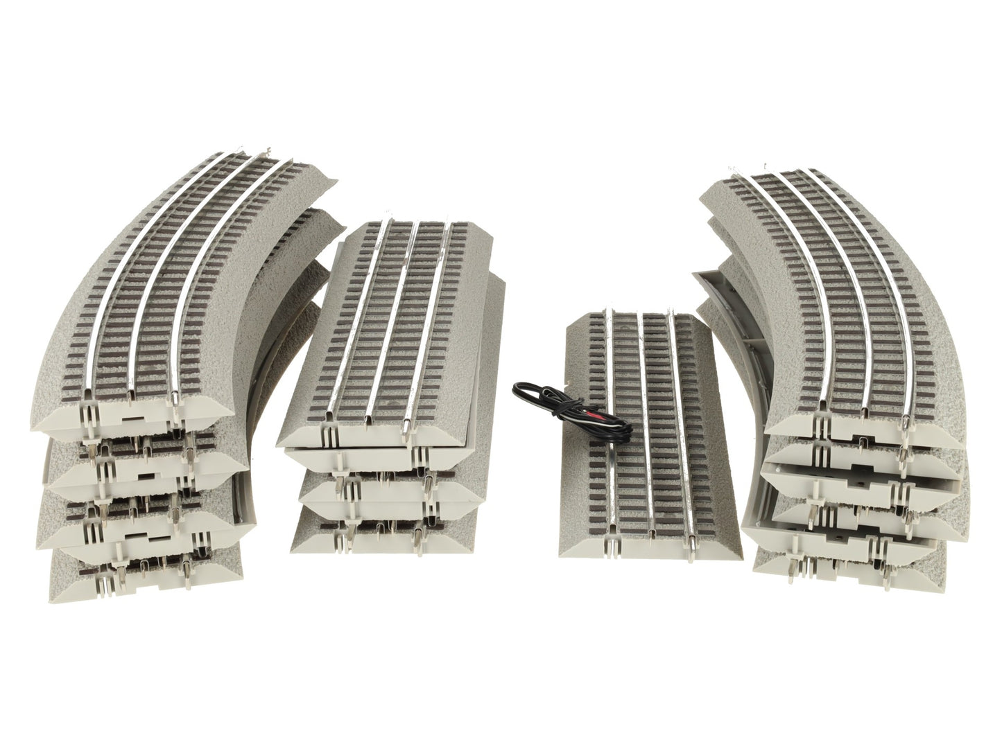 Lionel O Gauge Assorted Straight & Curved Fastrack Sections [19] VG