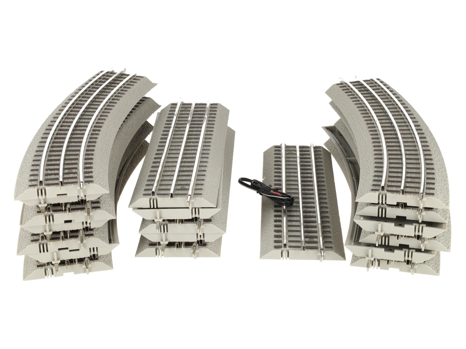 Lionel O Gauge Assorted Straight & Curved Fastrack Sections [19] VG