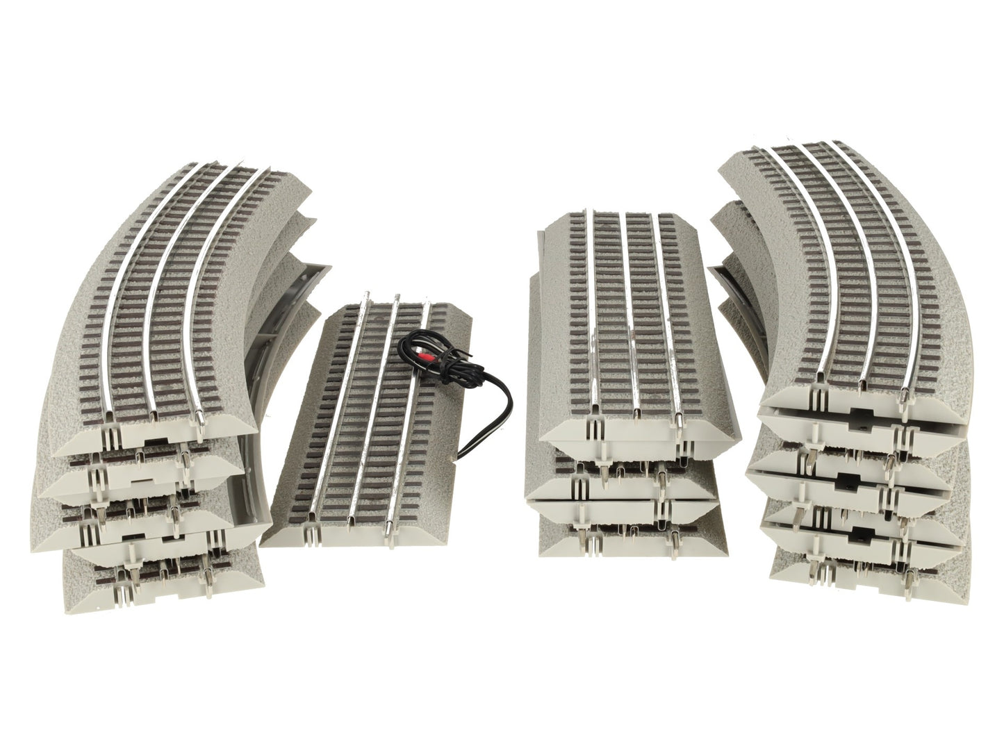 Lionel O Gauge Assorted Straight & Curved Fastrack Sections [19] VG