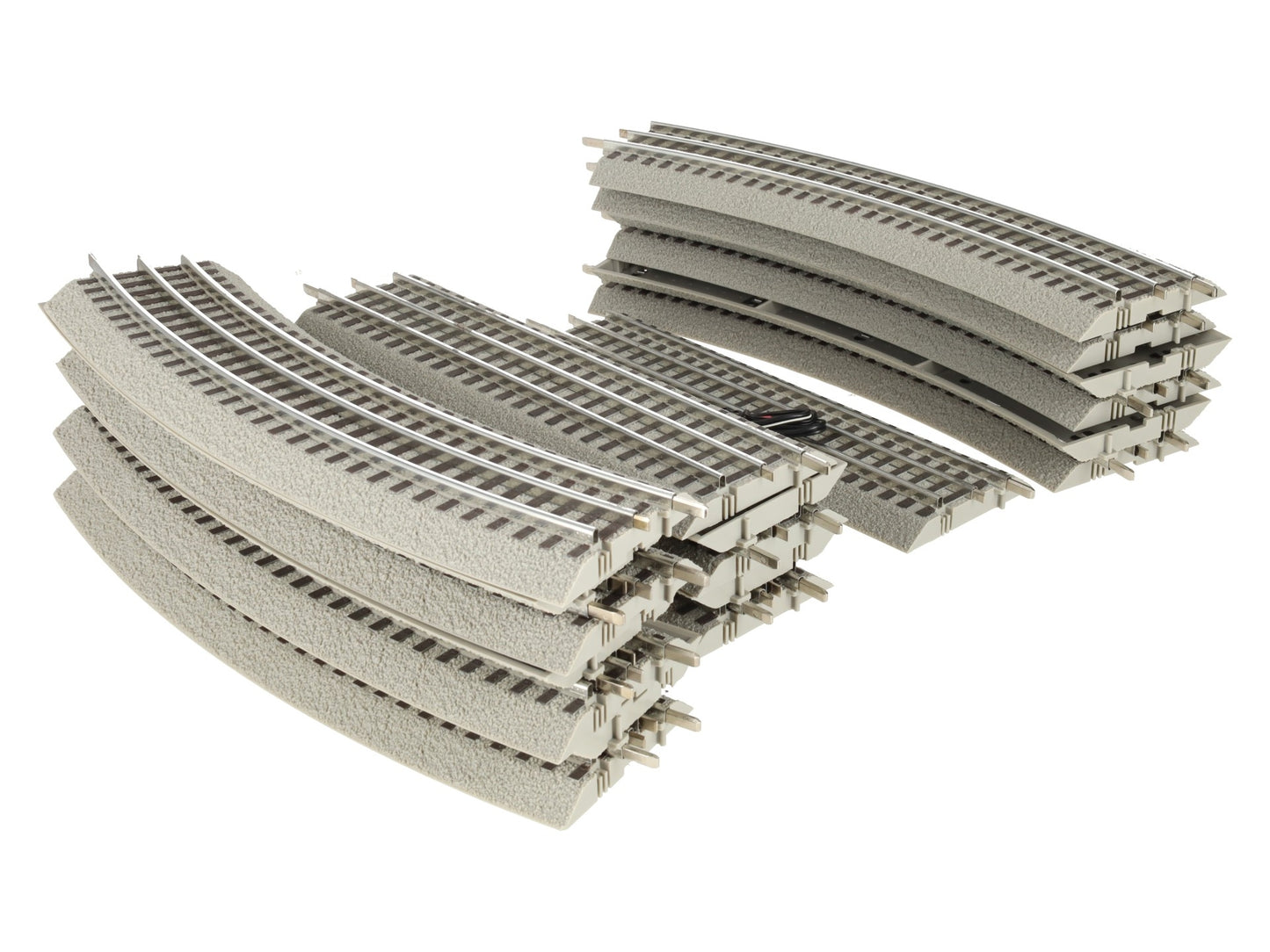 Lionel O Gauge Assorted Straight & Curved Fastrack Sections [19] VG