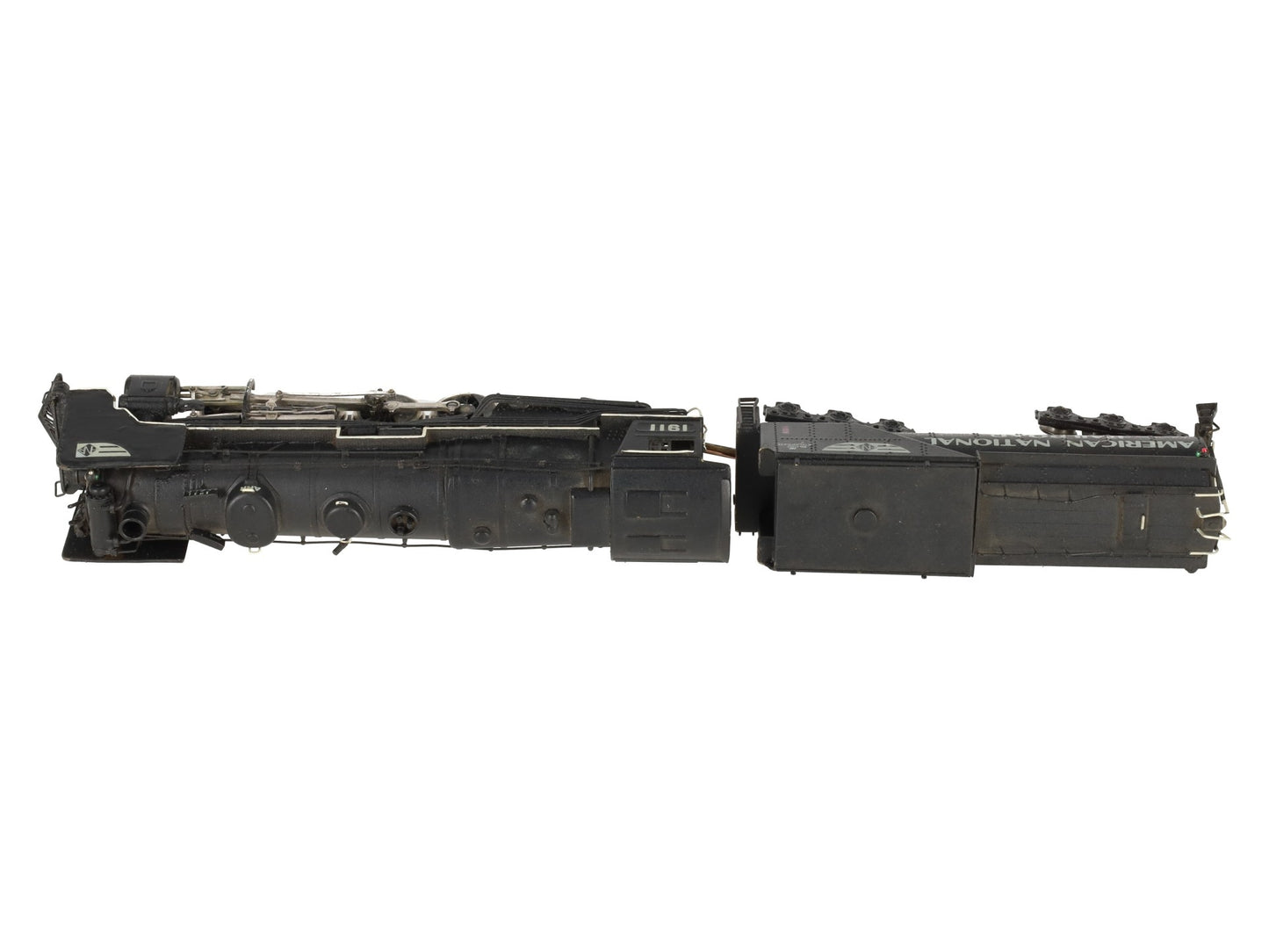 Tenshodo HO BRASS ANR 2-8-2 Steam Locomotive w/ Tender #1911 - Custom Painted
