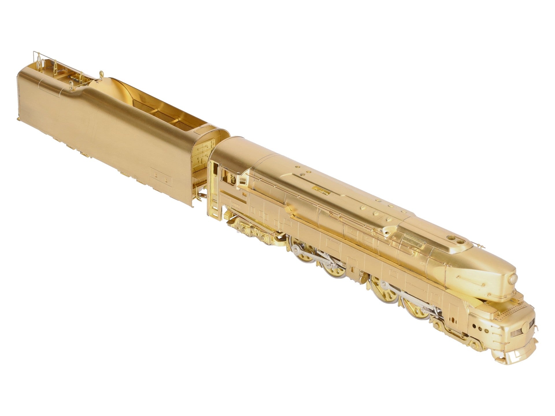 Key Imports 5500 HO Brass T-1 Duplex II 4-4-4-4 Steam Locomotive & Tender EX/Box