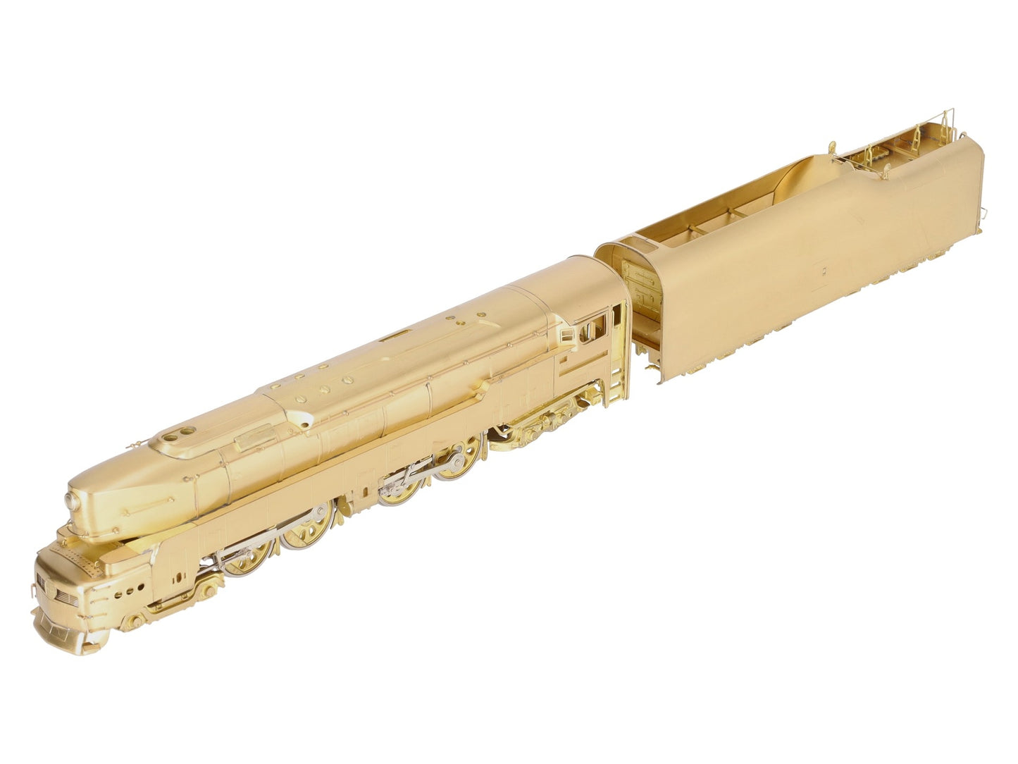 Key Imports 5500 HO Brass T-1 Duplex II 4-4-4-4 Steam Locomotive & Tender EX/Box